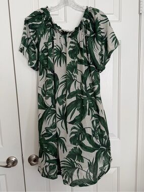 NWT H&M Women’s XS Tropical Leaf Dress